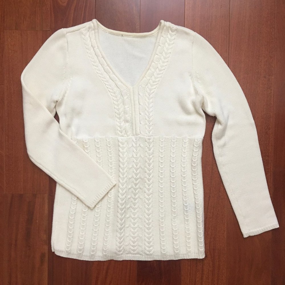 Cream Knit Sweater